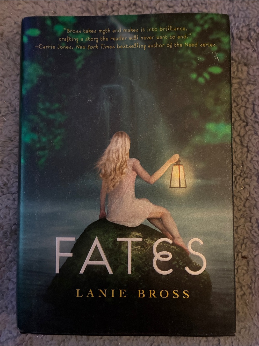 Fates by Lanie Bross - Hardcover Book in Green & Teal Cover Art